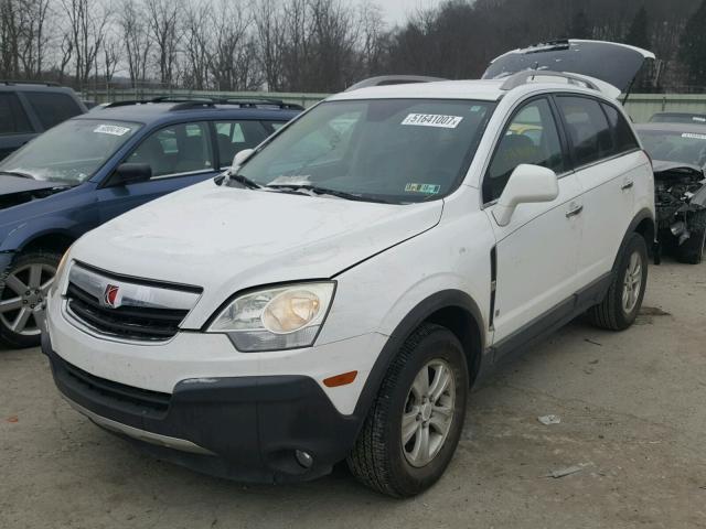 3GSDL43N88S686949 - 2008 SATURN VUE XE WHITE photo 2