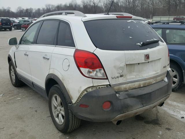 3GSDL43N88S686949 - 2008 SATURN VUE XE WHITE photo 3