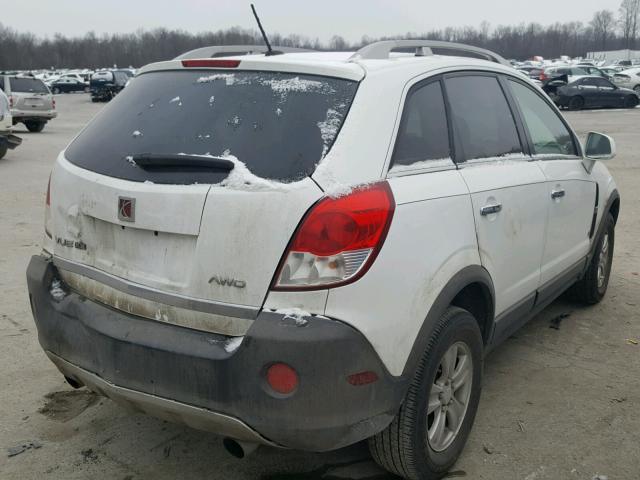 3GSDL43N88S686949 - 2008 SATURN VUE XE WHITE photo 4