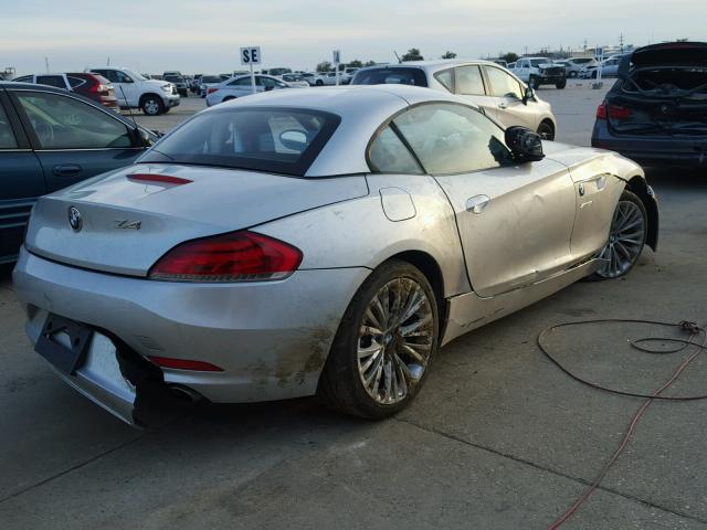 WBALM73559E381620 - 2009 BMW Z4 SDRIVE3 SILVER photo 4