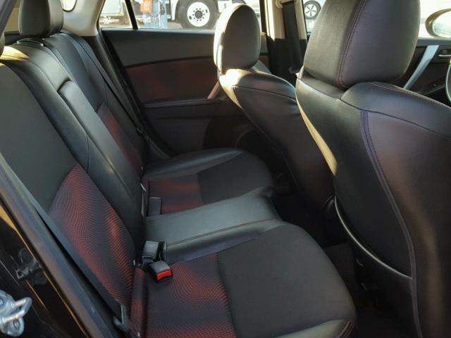 JM1BL1K40B1469009 - 2011 MAZDA SPEED 3 BLACK photo 6