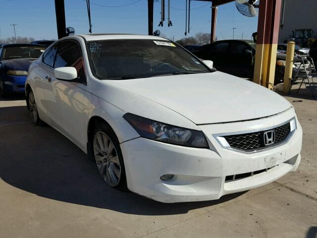 1HGCS228X9A003065 - 2009 HONDA ACCORD EXL WHITE photo 1