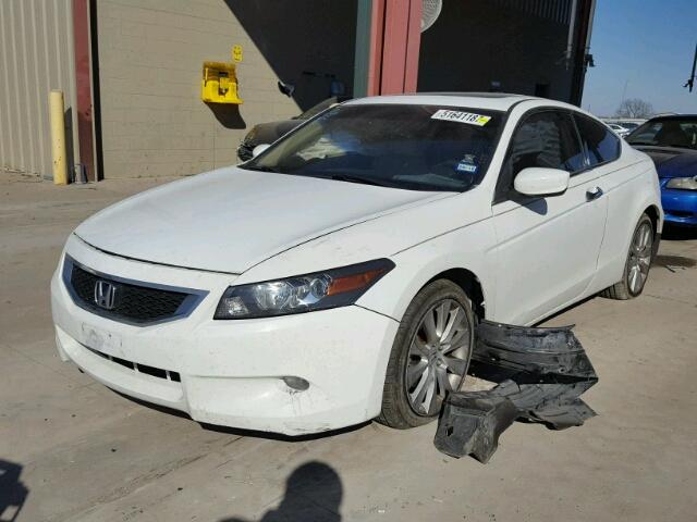 1HGCS228X9A003065 - 2009 HONDA ACCORD EXL WHITE photo 2