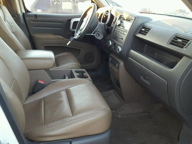 2HJYK16437H538786 - 2007 HONDA RIDGELINE WHITE photo 5