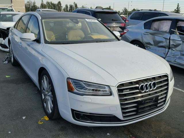 WAU3GAFD3FN040901 - 2015 AUDI A8 L QUATT WHITE photo 1