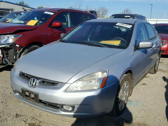 1HGCM66324A083860 - 2004 HONDA ACCORD LX SILVER photo 2