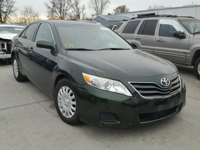 4T1BF3EKXAU557703 - 2010 TOYOTA CAMRY BASE GREEN photo 1