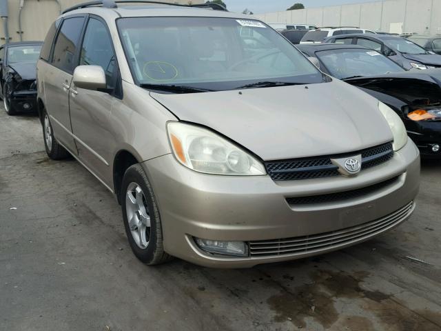 5TDZA22C54S047468 - 2004 TOYOTA SIENNA XLE GOLD photo 1