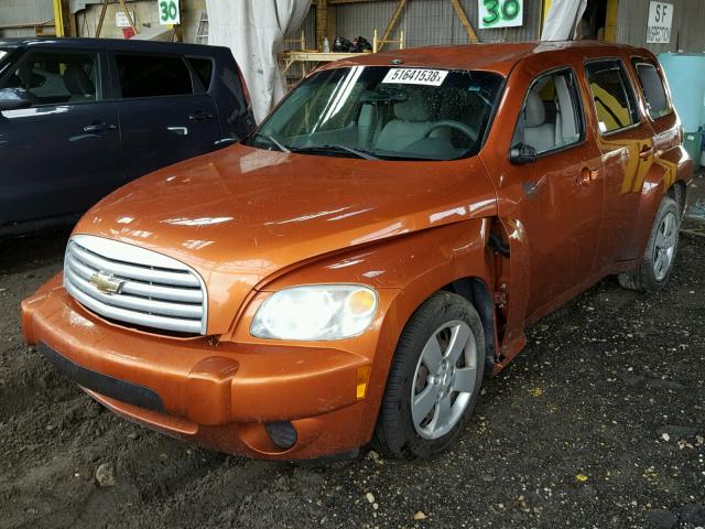 3GNDA13D88S596280 - 2008 CHEVROLET HHR LS Naranja foto 2