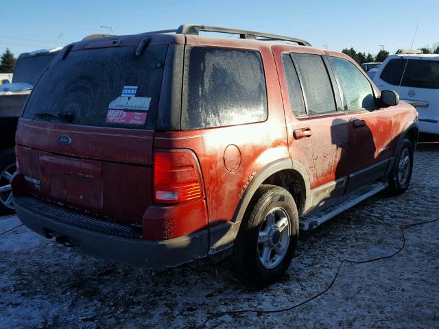 1FMZU73E62UB81740 - 2002 FORD EXPLORER X RED photo 4