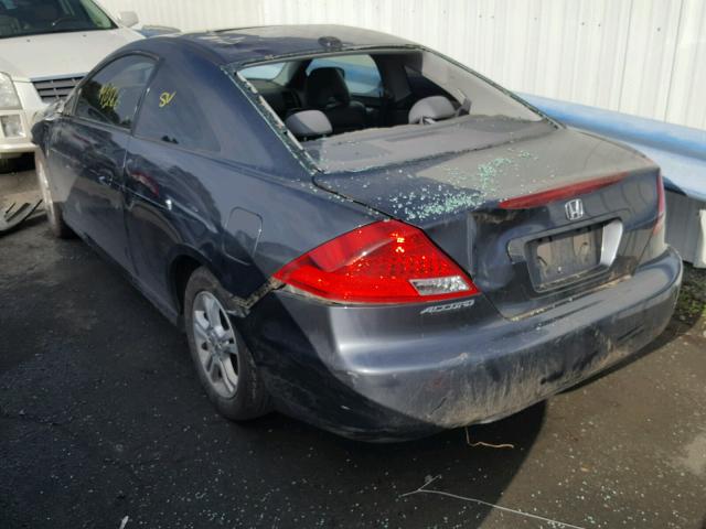 1HGCM72656A007915 - 2006 HONDA ACCORD EX GRAY photo 3