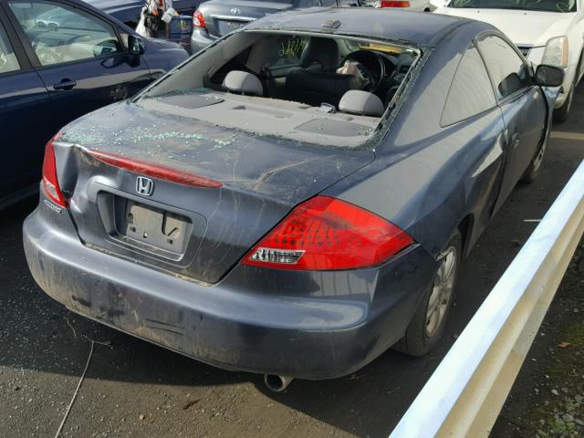 1HGCM72656A007915 - 2006 HONDA ACCORD EX GRAY photo 4