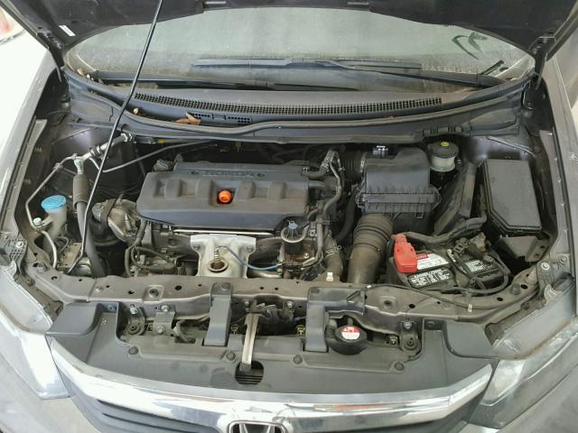 19XFB2F92CE073582 - 2012 HONDA CIVIC EXL Szary zdjęcie 7