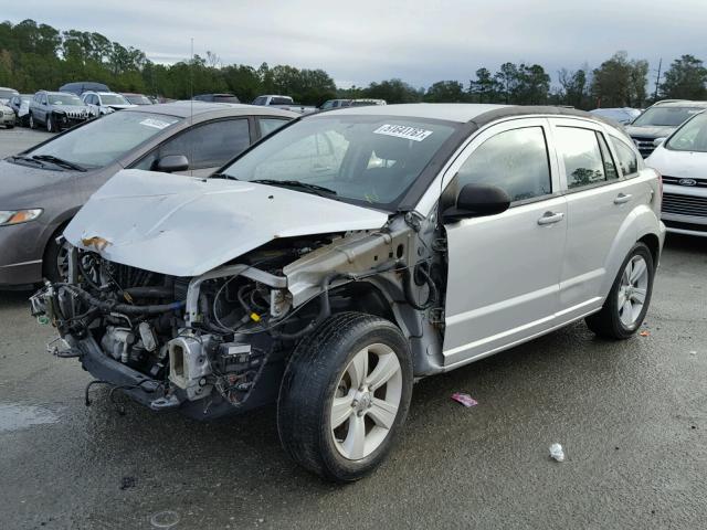 1B3CB3HA6BD268537 - 2011 DODGE CALIBER MA SILVER photo 2