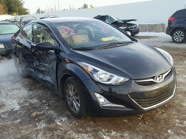 5NPDH4AE7GH758684 - 2016 HYUNDAI ELANTRA SE BLACK photo 1