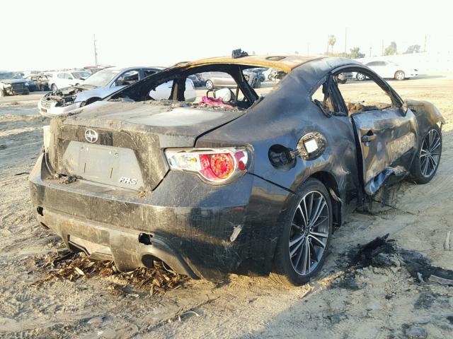 JF1ZNAA11F8713835 - 2015 TOYOTA SCION FR-S შავი ფოტო 4