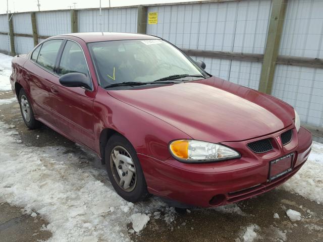 1G2NE52F04M559282 - 2004 PONTIAC GRAND AM S RED photo 1