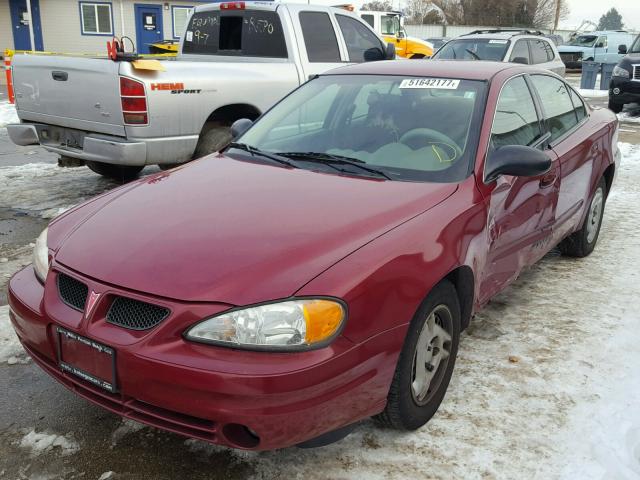 1G2NE52F04M559282 - 2004 PONTIAC GRAND AM S RED photo 2