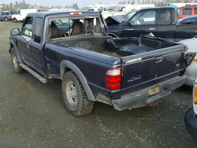 1FTZR45E73PA17933 - 2003 FORD RANGER SUP BLACK photo 3