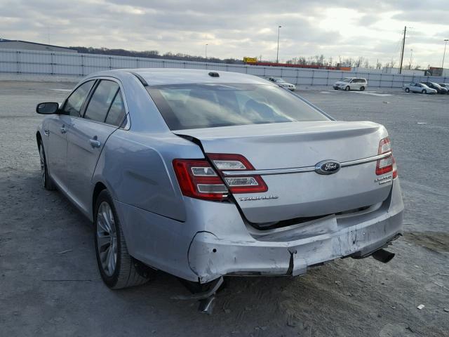 1FAHP2F86DG138376 - 2013 FORD TAURUS LIM SILVER photo 3