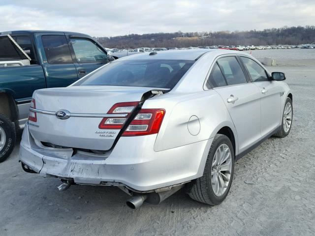 1FAHP2F86DG138376 - 2013 FORD TAURUS LIM SILVER photo 4