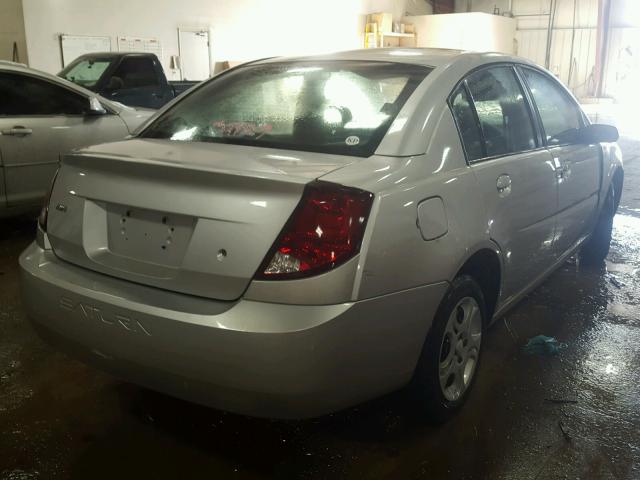 1G8AJ52F44Z199193 - 2004 SATURN ION LEVEL SILVER photo 4