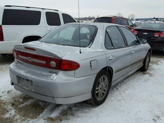 1G1JH52FX37343026 - 2003 CHEVROLET CAVALIER L SILVER photo 4