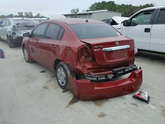 3N1AB6AP5BL709559 - 2011 NISSAN SENTRA 2.0 RED photo 3