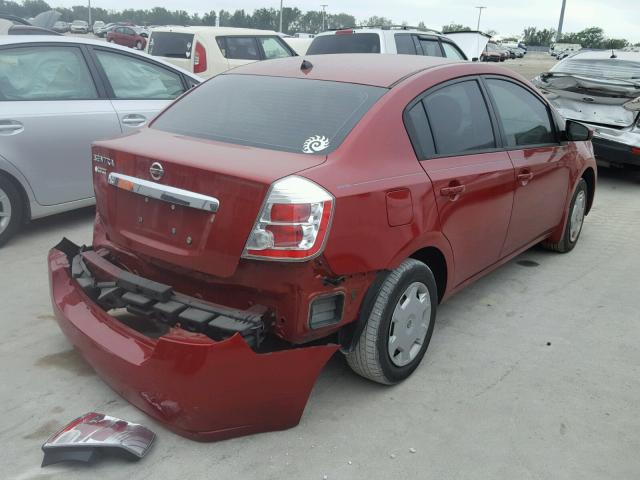 3N1AB6AP5BL709559 - 2011 NISSAN SENTRA 2.0 RED photo 4