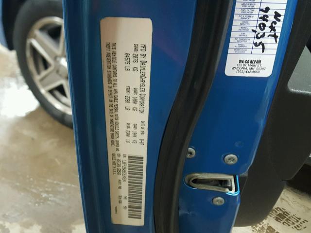 1J8FF28W98D534334 - 2008 JEEP PATRIOT SP BLUE photo 10