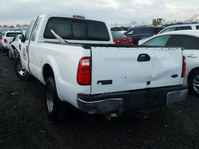 1FTNX20578EB07909 - 2008 FORD F250 SUPER WHITE photo 3