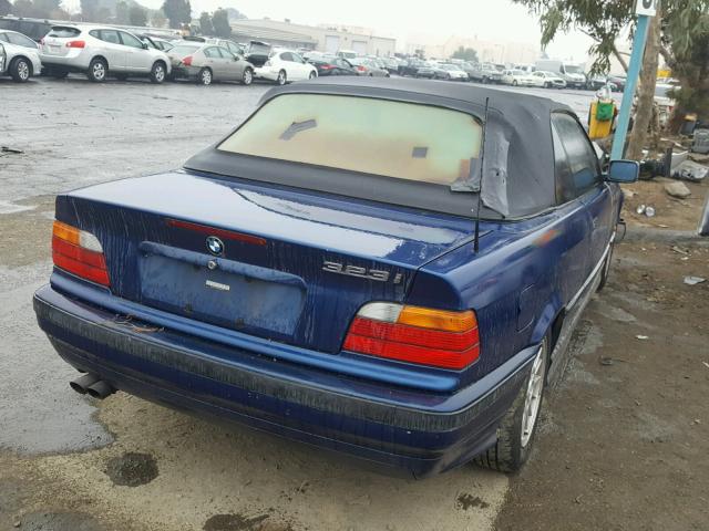 WBABJ7322WEA15722 - 1998 BMW 323 IC BLUE photo 4