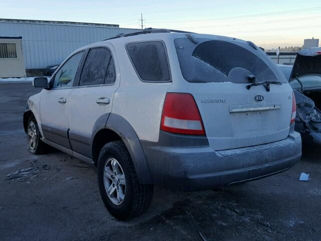 KNDJC733265587386 - 2006 KIA SORENTO EX SILVER photo 3