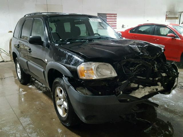 4F2YZ92Z76KM25222 - 2006 MAZDA TRIBUTE I BLACK photo 1