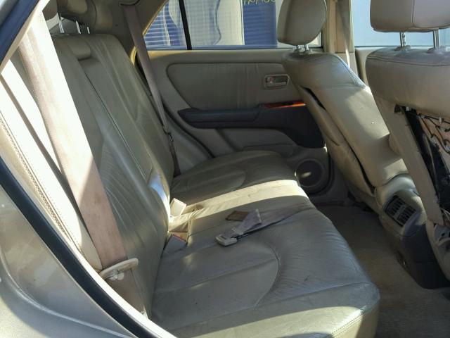 JT6HF10UXY0096524 - 2000 LEXUS RX 300 GOLD photo 6