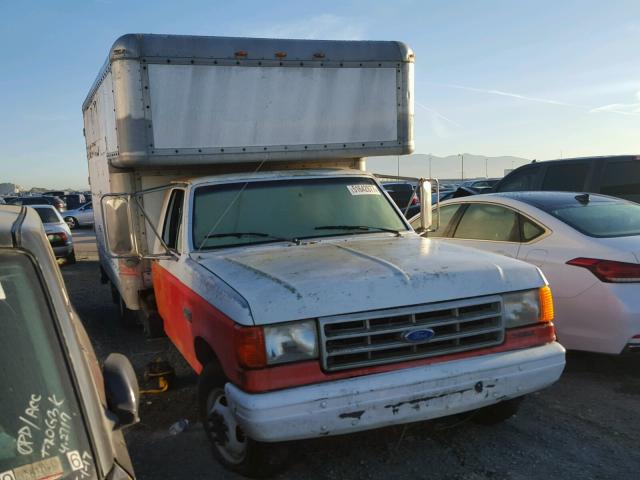 2FDKF37M0KCB06022 - 1989 FORD F350 WHITE photo 1