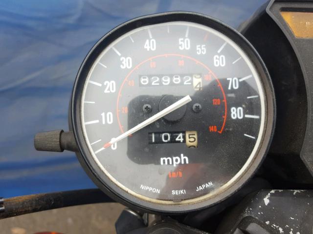 SC040XBA115573 - 1981 HONDA CB900C BLUE photo 8