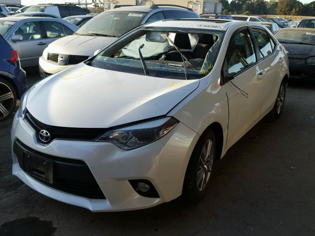 5YFBPRHE2EP104804 - 2014 TOYOTA COROLLA EC WHITE photo 2