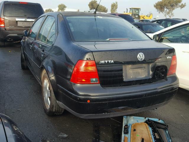 3VWTE29M7YM050500 - 2000 VOLKSWAGEN JETTA GLX BLACK photo 3