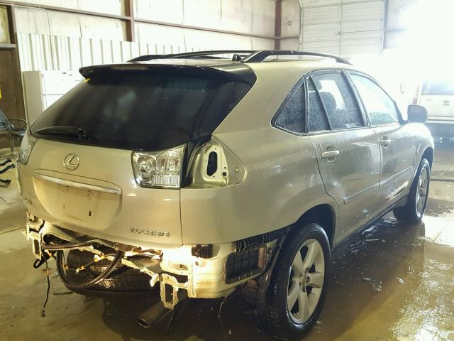 2T2GA31U34C008308 - 2004 LEXUS RX 330 GRAY photo 4