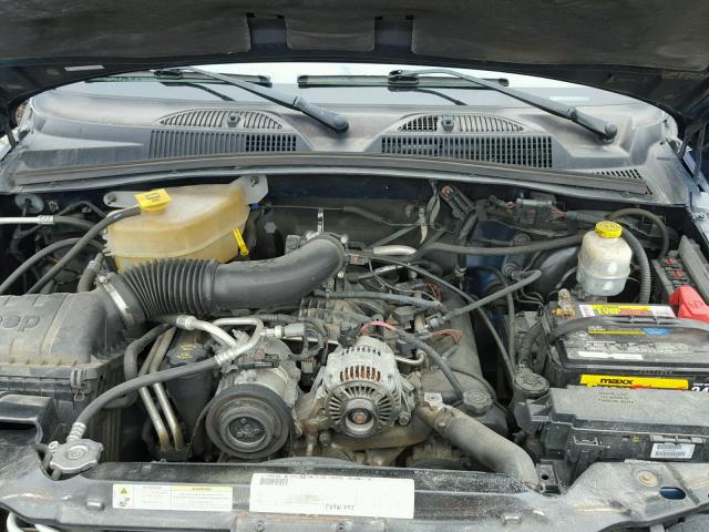 1J4GL48K97W537910 - 2007 JEEP LIBERTY SP BLUE photo 7