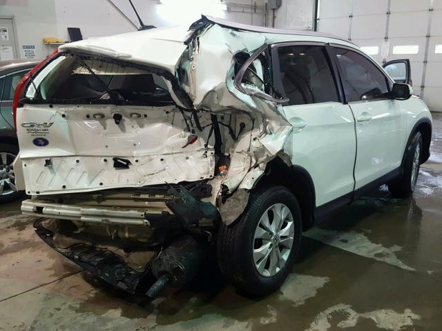 5J6RM4H70CL078053 - 2012 HONDA CR-V EXL WHITE photo 4