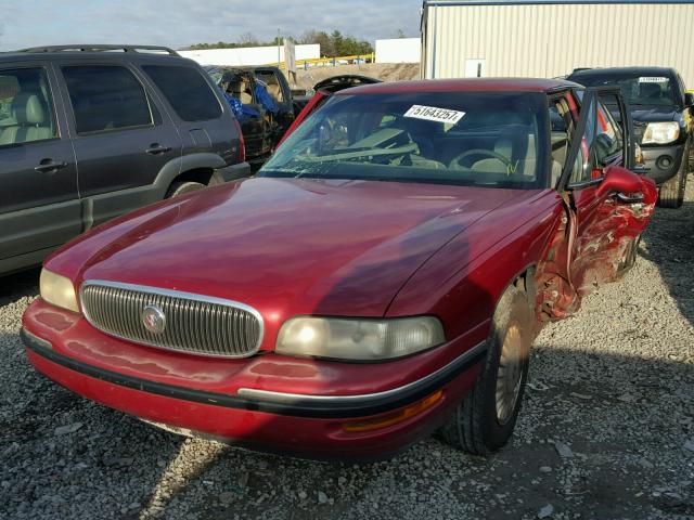1G4HP52K9WH428827 - 1998 BUICK LESABRE CU RED photo 2