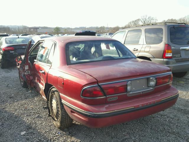 1G4HP52K9WH428827 - 1998 BUICK LESABRE CU RED photo 3