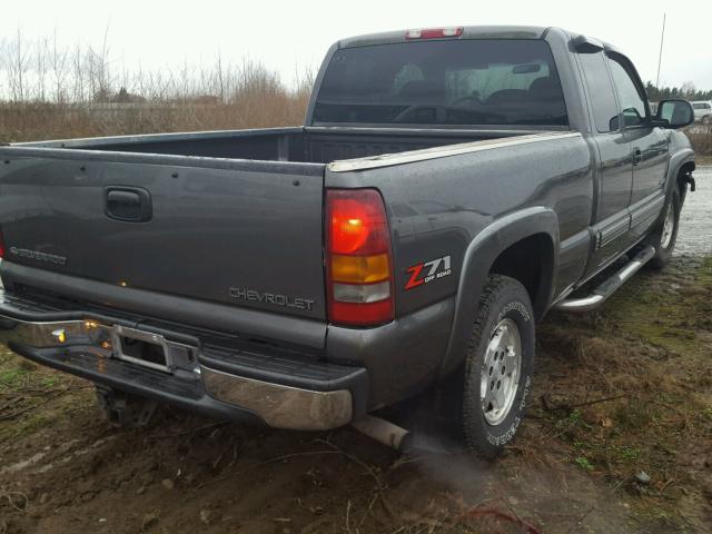 2GCEK19T721119366 - 2002 CHEVROLET SILVERADO GRAY photo 4