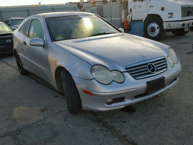 WDBRN47J12A347248 - 2002 MERCEDES-BENZ C 230K SPO SILVER photo 1