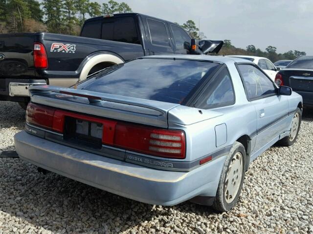 JT2MA71J7K0121375 - 1989 TOYOTA SUPRA SPOR BLUE photo 4