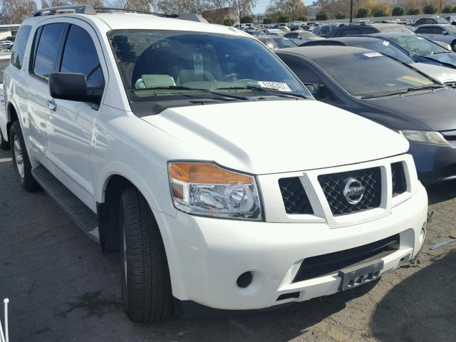 5N1AA0NDXEN609678 - 2014 NISSAN ARMADA SV WHITE photo 1