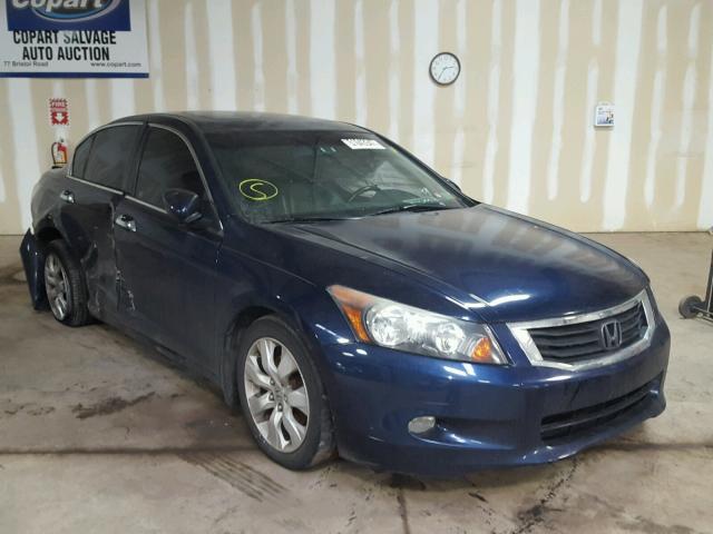 1HGCP36848A063696 - 2008 HONDA ACCORD EXL BLUE photo 1