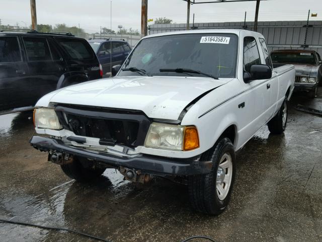 1FTYR14U84PA57071 - 2004 FORD RANGER SUP WHITE photo 2